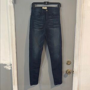 Current/Elliott High Waist Skinny Jeans Bluebird Size 26‎